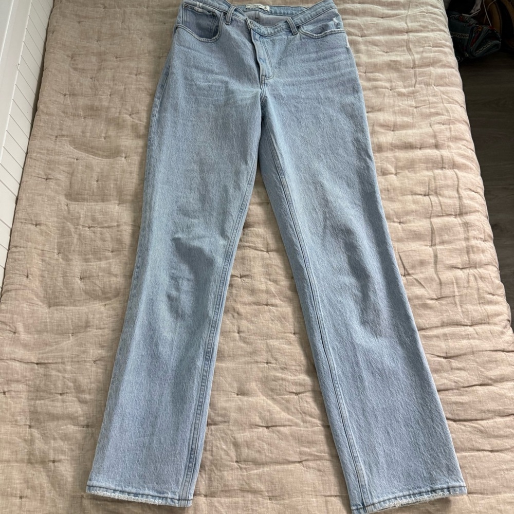 Abercrombie & Fitch 90s Straight Ultra High Rise Jeans Womens 28/6L